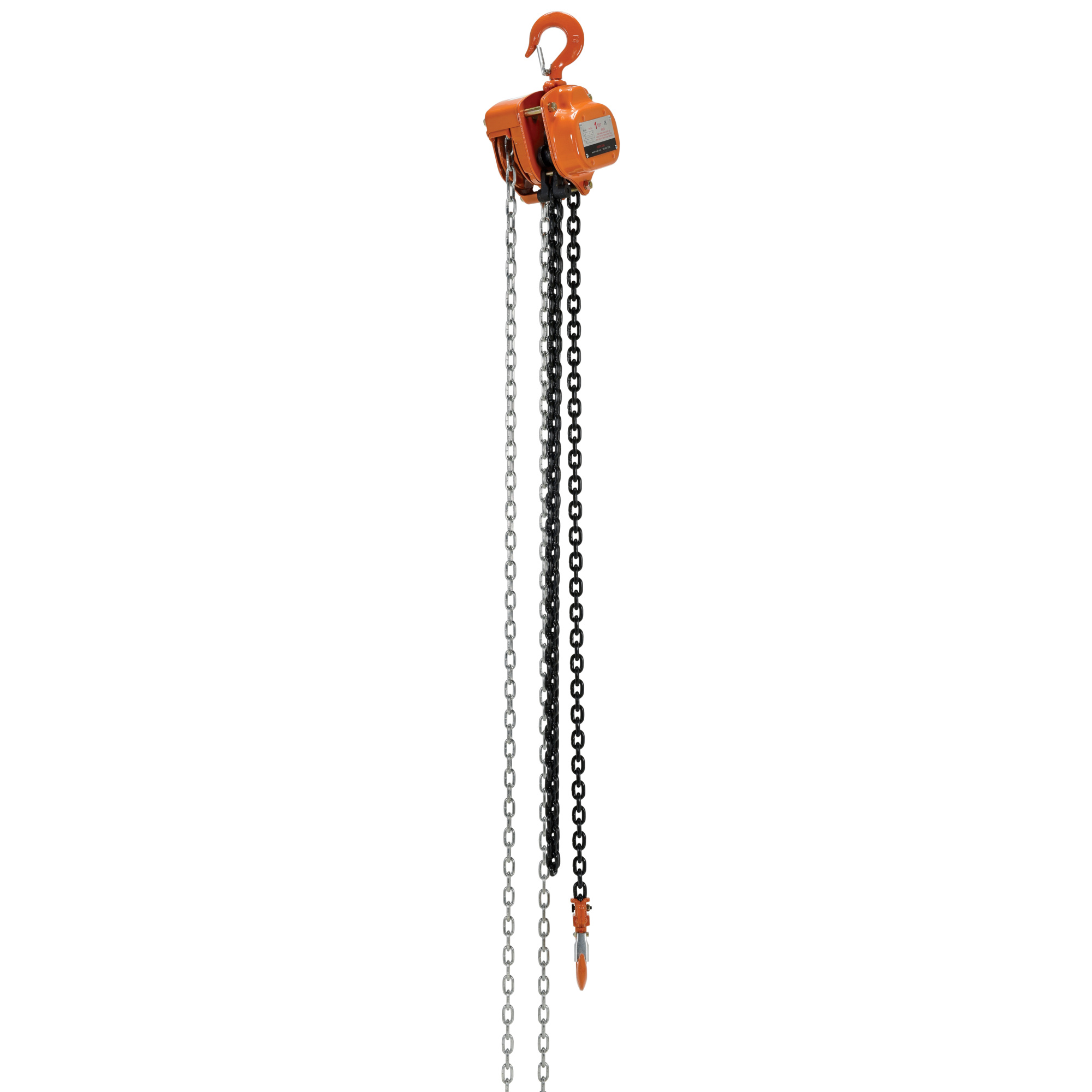 Vestil Professional Chain Hoist - 2000-Lb. Capacity, 10ft. Lift Height, Ergonomic Design, Model# PHCH-2-10